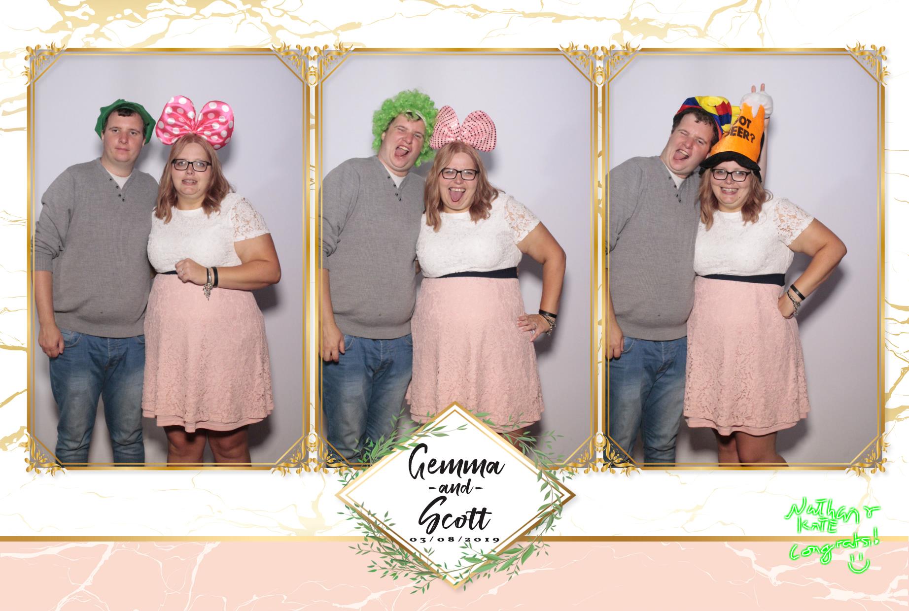 Gemma & Scott's Wedding | View more photos from the event at gallery.myphotoboothexperience.co.uk/u/MyPhotoBoothExperienceLtd/Gemma-Scotts-Wedding